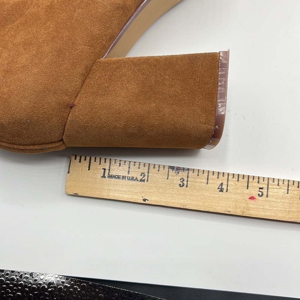 Venus Block Heel Bootie. Rust Size 9 - Picture 6 of 6